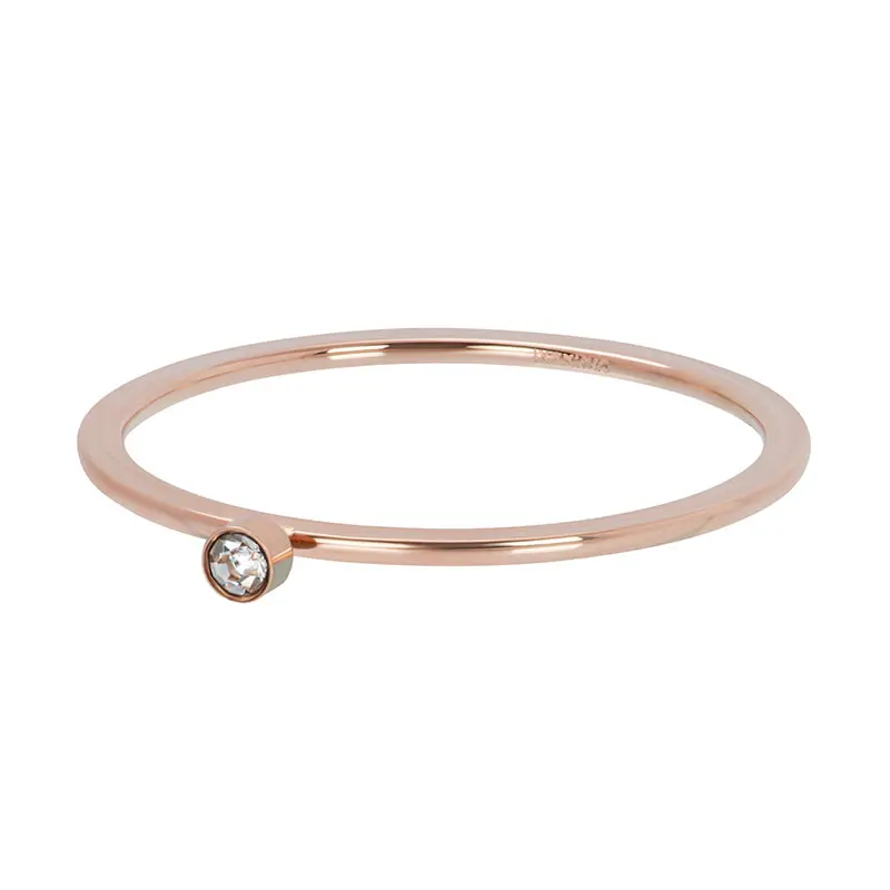 iXXXi invulring Zirconia 1 Stone Crystal (1MM)