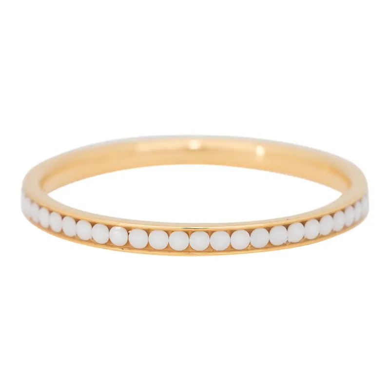 iXXXi invulring Zirkonia White Stone (2MM)