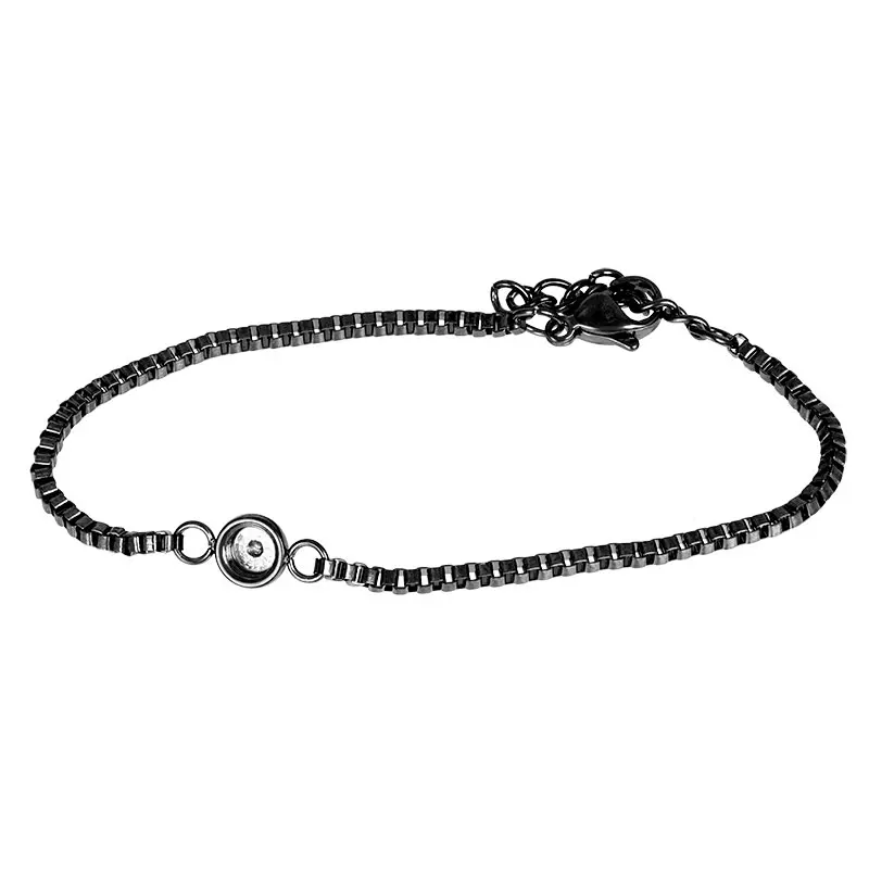 iXXXi Jewelry Armband Box Chain Top Part Base (17CM-20CM)