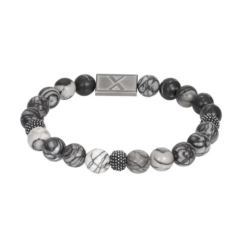 iXXXi Jewelry heren armband CALLUM Zwart (LENGTE