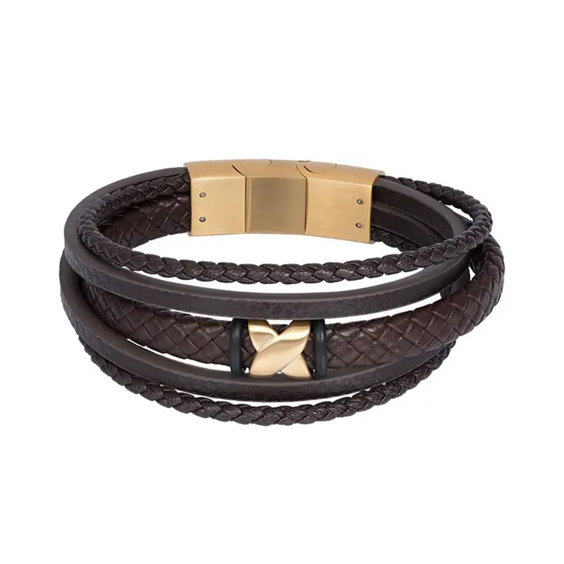 iXXXi Jewelry heren armband Elias Bruin (LENGTE