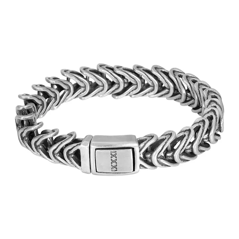 iXXXi Jewelry heren armband Haïti Matt Zilver (LENGTE