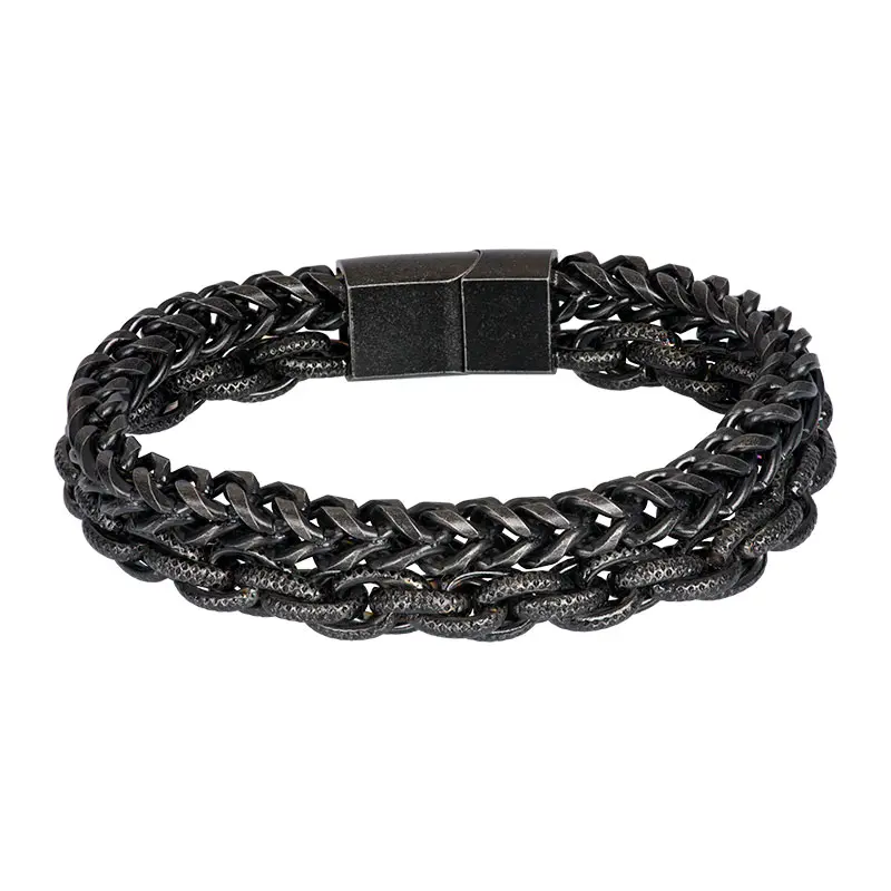 iXXXi Jewelry heren armband Hawaii Zwart (LENGTE