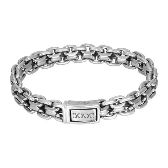 iXXXi Jewelry heren armband Tahiti Mat Zilver (LENGTE