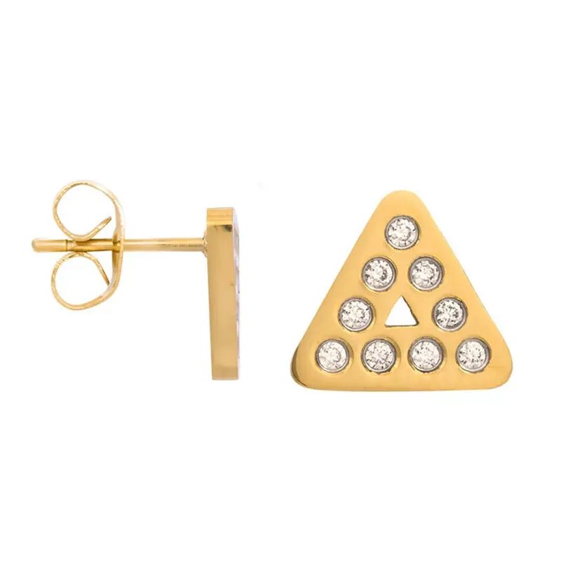 iXXXi Jewelry Oorknop design triangle (9MM)