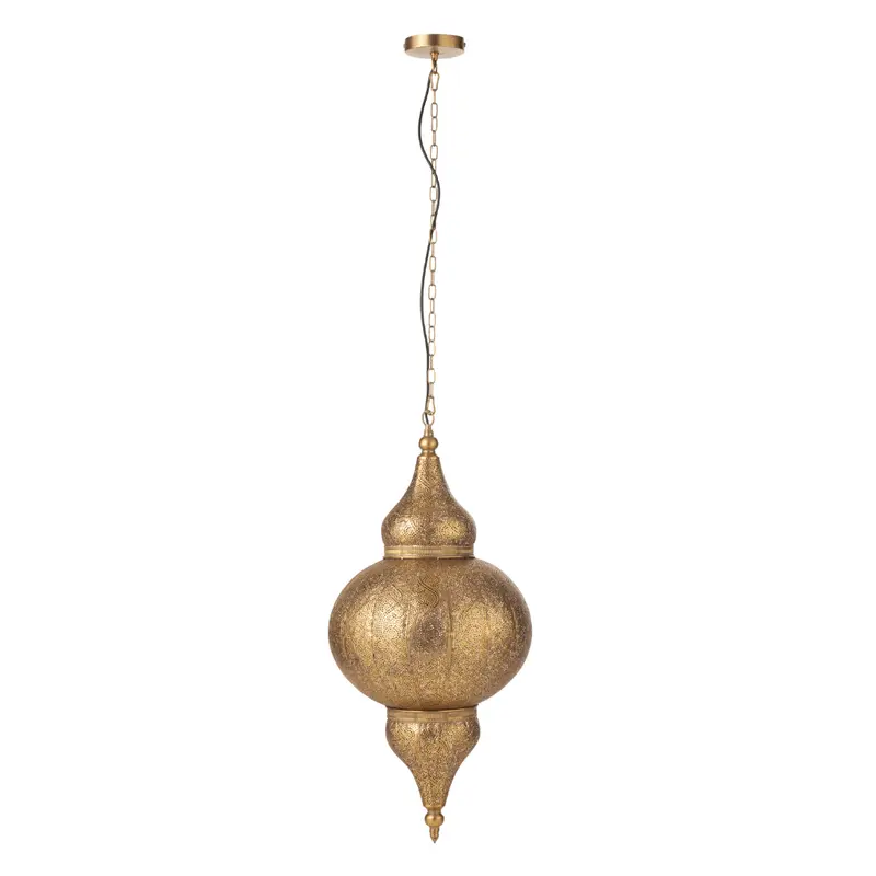 J-Line hanglamp Bore metaal goud large