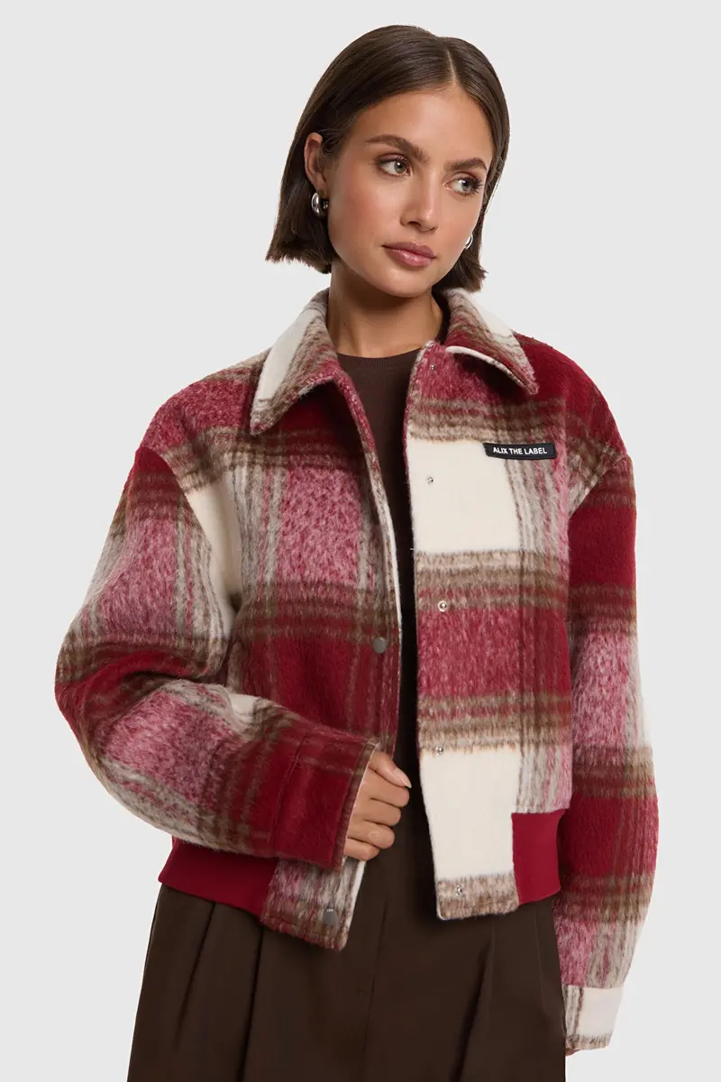 Jacket Hairy Check