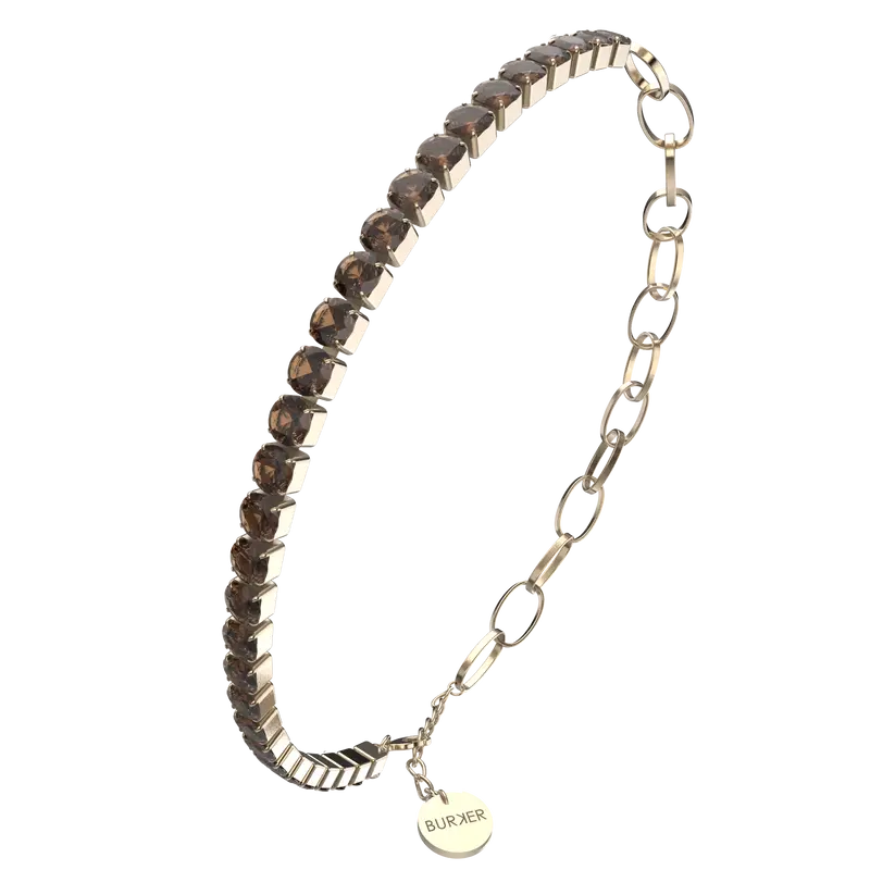 Jade Gold Brown Bracelet