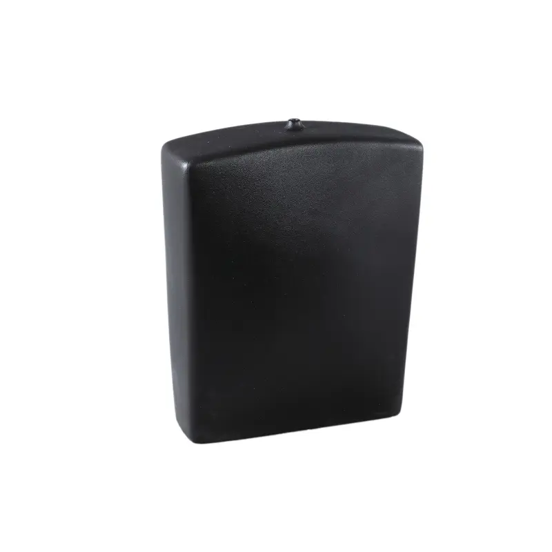Janettee Black rectangle shaped ceramic bottle S PTMD
