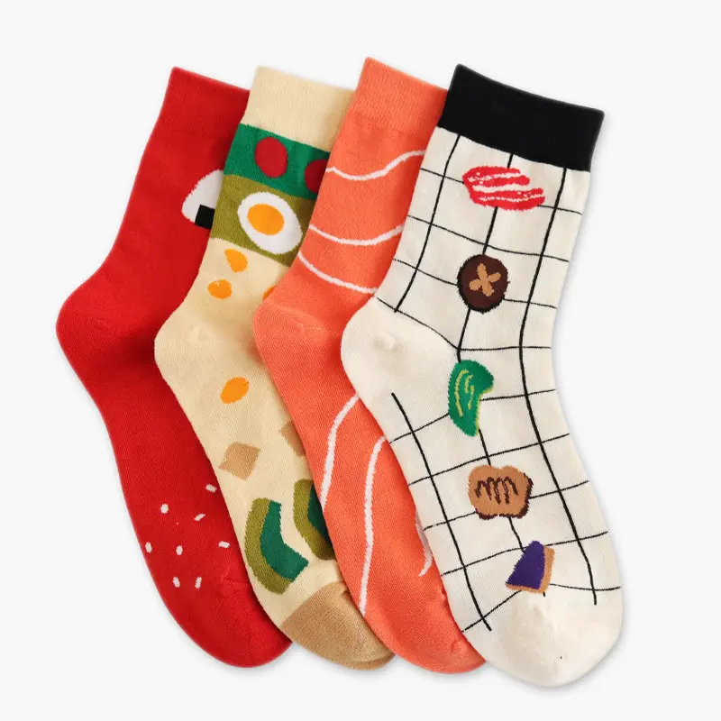 Japanese Food Crew Socks (4 Designs)