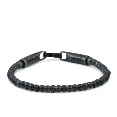 Josh Dames Armband - 22090VB zwart (LENGTE 18.5-19.5CM)
