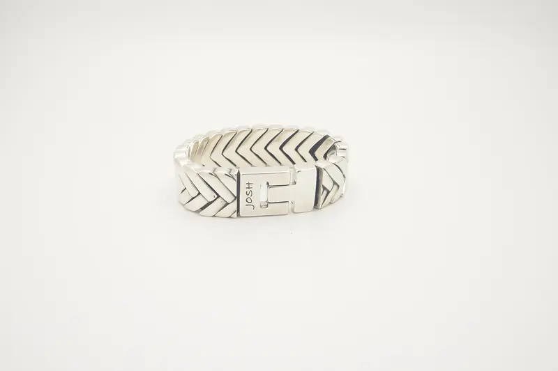 JOSH Heren Armband - 03558 Silver (LENGTE