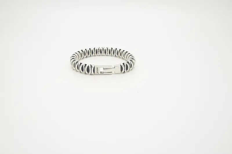 JOSH Heren Armband - 03559 Silver (LENGTE