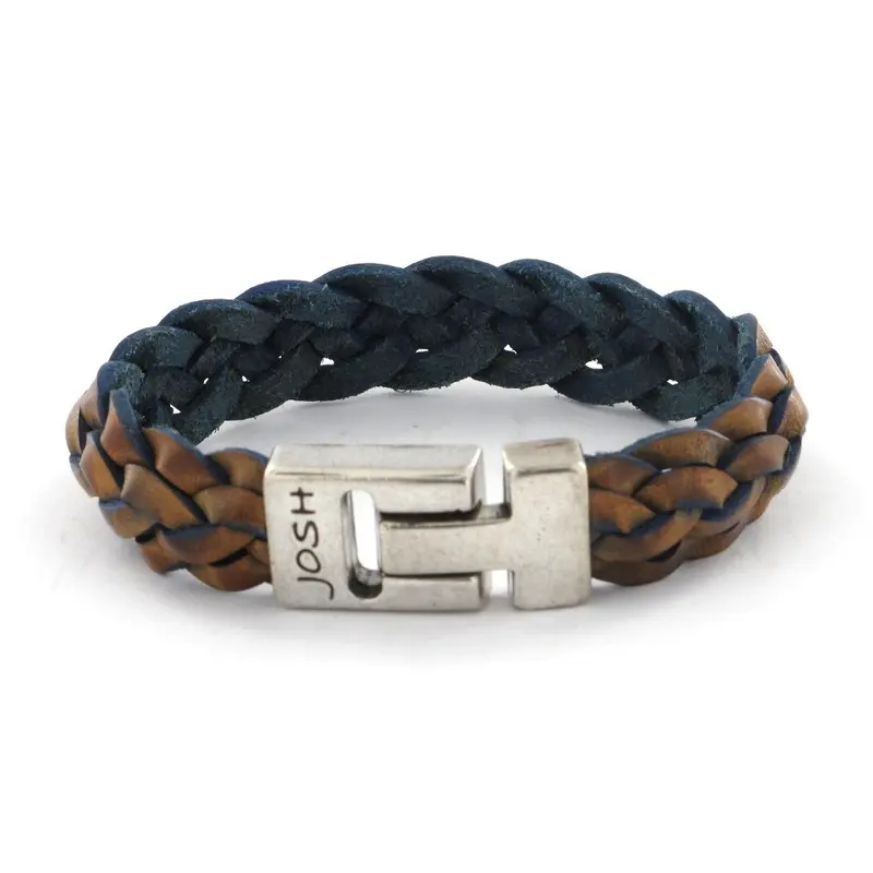 Josh Heren Armband - 24349 cognac (LENGTE 20.5-22.5CM)