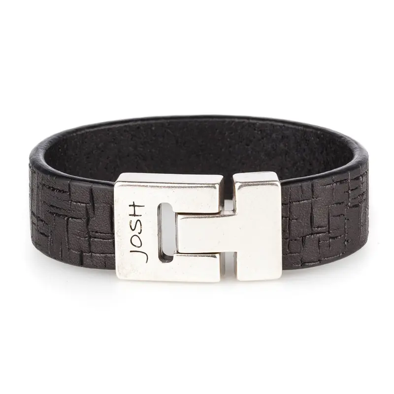 Josh Heren Armband - 24539 Bruin (LENGTE 23.5CM)