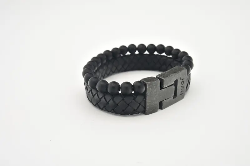 Josh heren armband 24966-BRA-VB (LENGTE