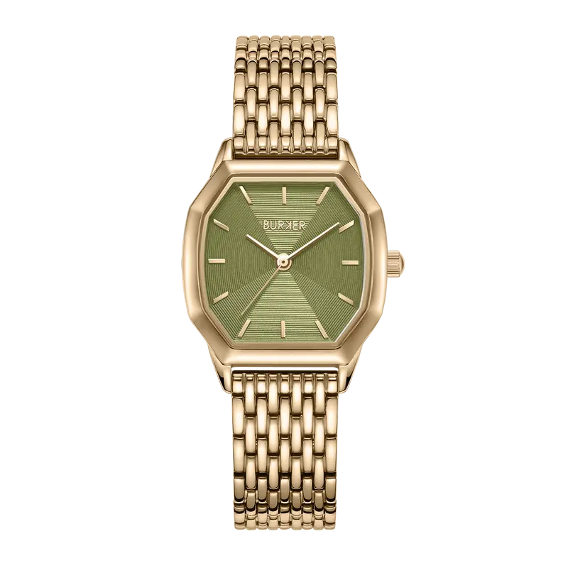 Julia Gold Olive Green
