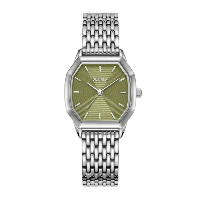 Julia Silver Olive Green