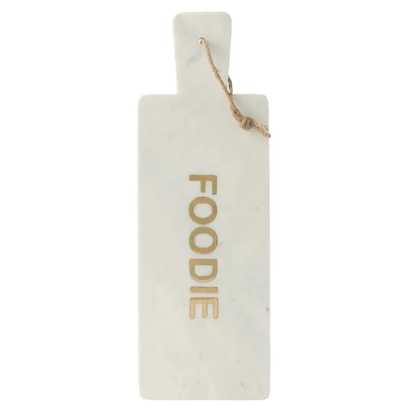 Kaasplank Rechthoekig Foodie Marmer Wit