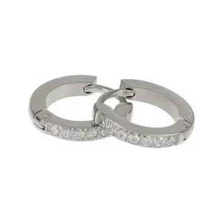 Kalli edelstalen Oorbel crystal 1868 (13mm)