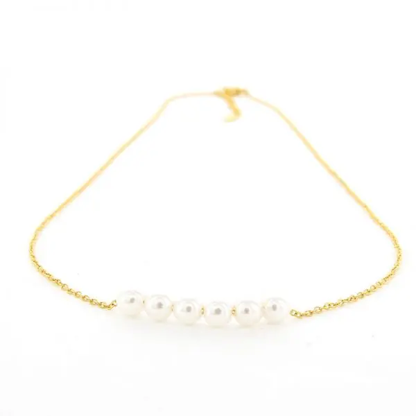 Kalli Kalli Collier 5 Parels (5mm)