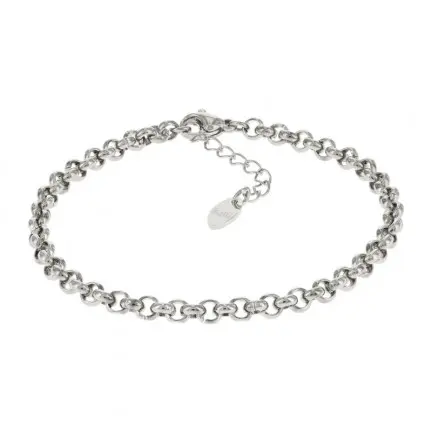 Kalli schakel Armband Jasseron 2513 zilver