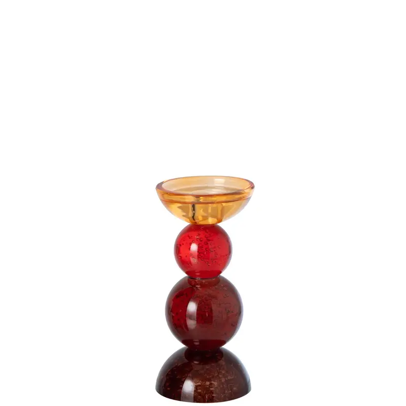 Kandelaar Glas Meerkleurig Small J-Line