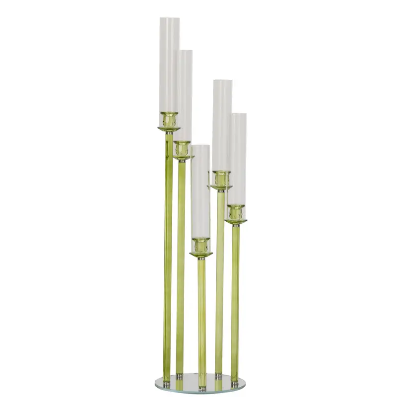 Kandelaar Kristal Groen J-Line