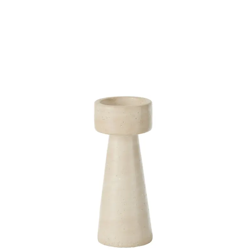 Kandelaar Orlina Cement Creme Large