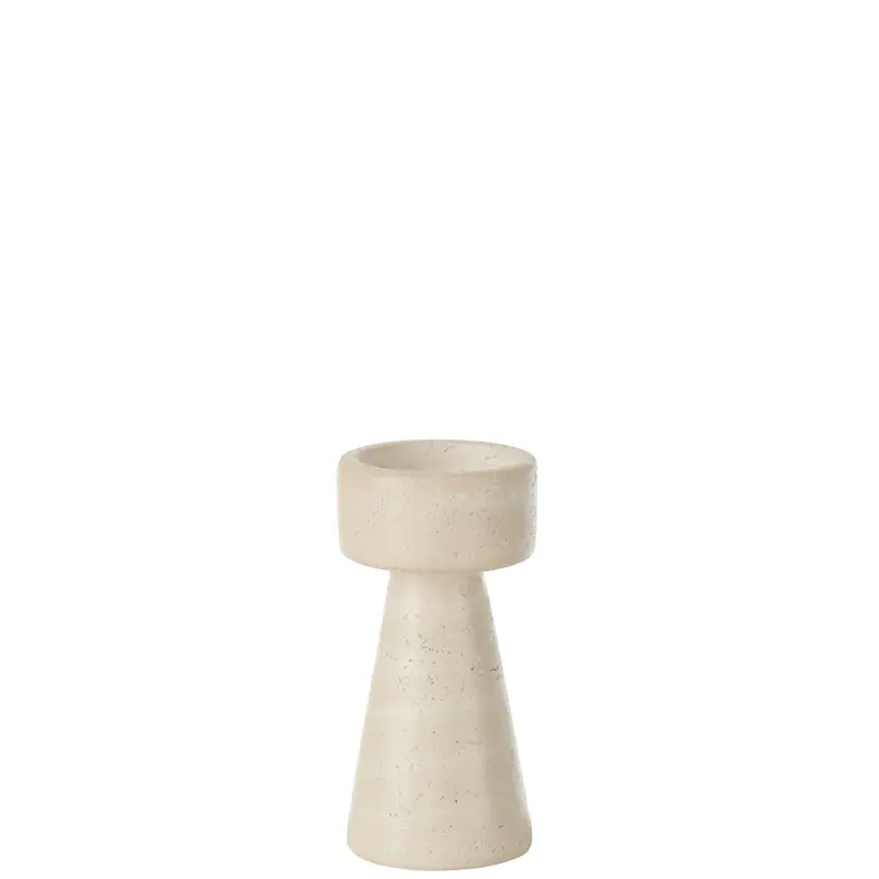 Kandelaar Orlina Cement Creme Medium