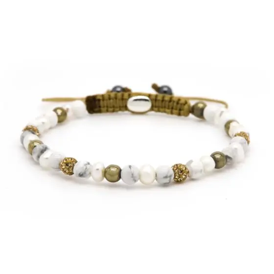 Karma Armband (Sieraad) Spiral Aster xxs (gold crystal)