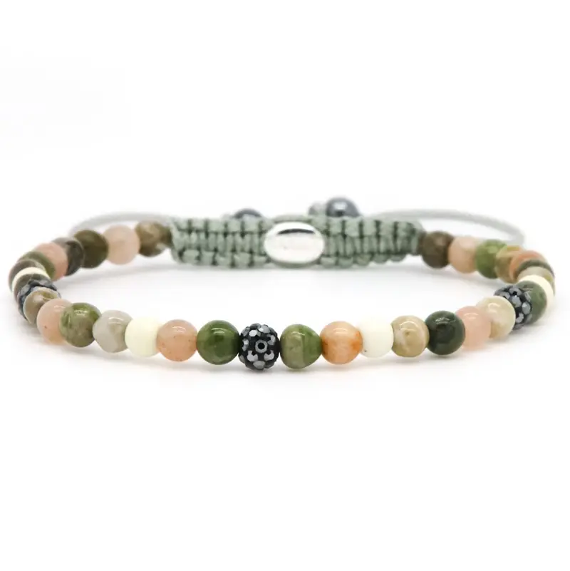Karma Armband (Sieraad) Spiral Judith xxs (grey crystal)