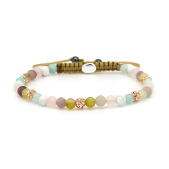 Karma Armband (Sieraad) Spiral PHOEBE XXS (rosegold crystal)