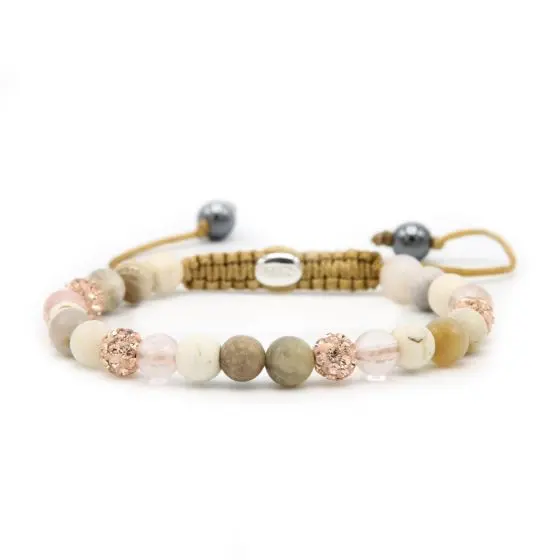 Karma Armband (Sieraad) Spiral Rosegarden XS (rose crystal)