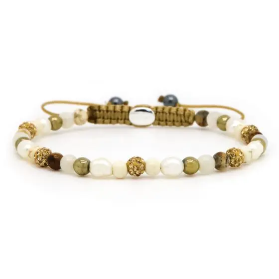 Karma Armband (Sieraad) Spiral STELLA XXS (gold crystal)