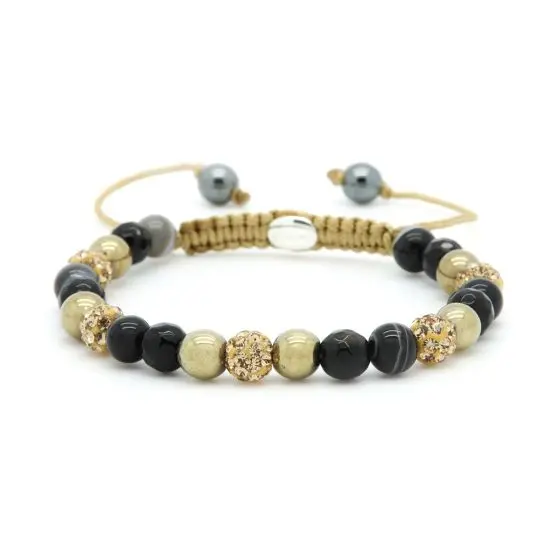 Karma Armband (Sieraad) Spiral Tuscan Sun xs (gold crystal)