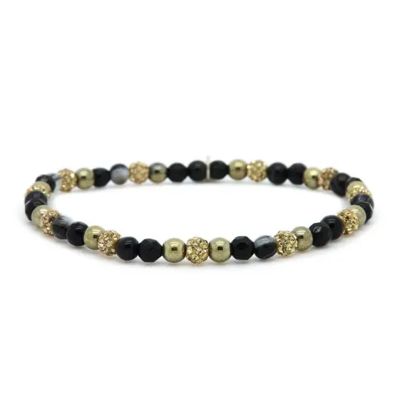 Karma Armband (Sieraad) Spiral Tuscan Sun xxs elastic (gold crystal)