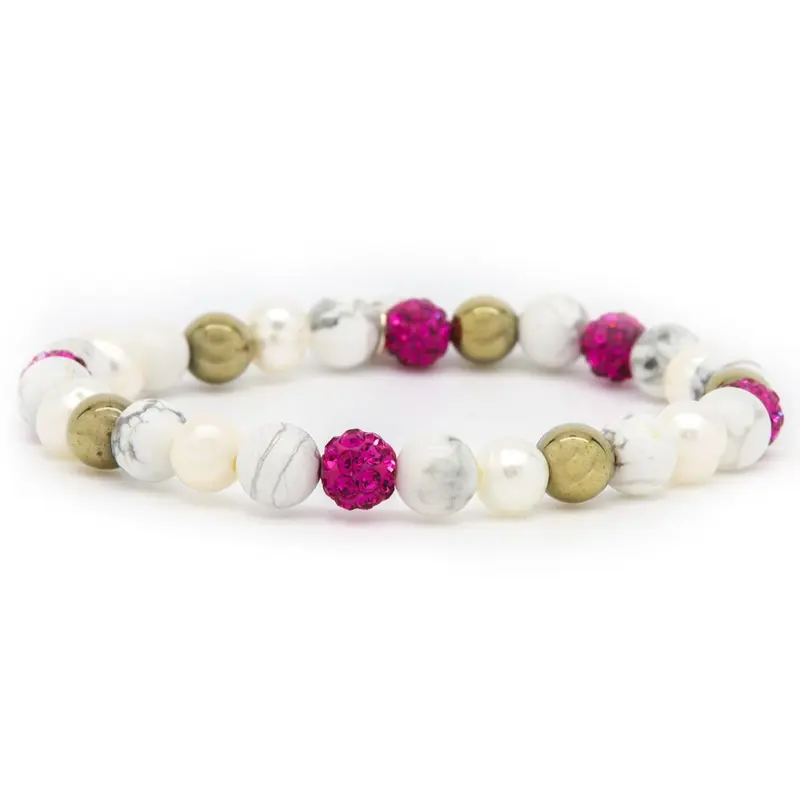 Karma Armband (Sieraad) XS Evi crystal Fuchsia 83932