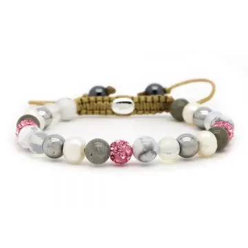 Karma Armband (Sieraad) XS Pink crystal Roze 83994