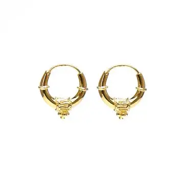 Karma Bali hoop oorringen Goud (16MM)