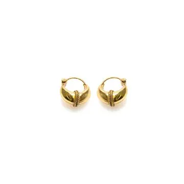 Karma Bali hoop oorringen Goud (20MM)