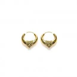 Karma Bali hoop Oorringen Goud (20MM)