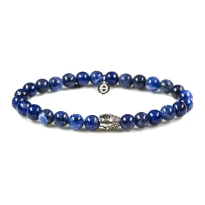 Karma dames armband Silver Buddha XS Solalite 87046 (LENGTE 17.5-19CM)
