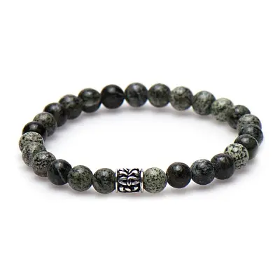 Karma heren armband Alligator XS Silver Bead 87123 (LENGTE 18-20CM)