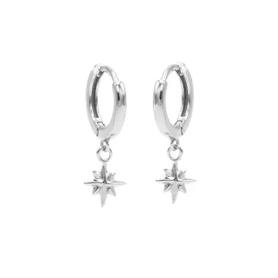 Karma - Hinged Hoops Symbols Morningstar