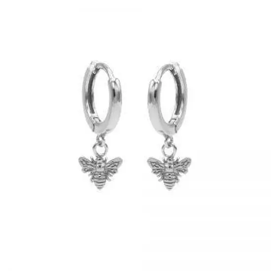 Karma hinged hoops symbool bee