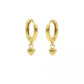 Karma hinged hoops symbool heart 2