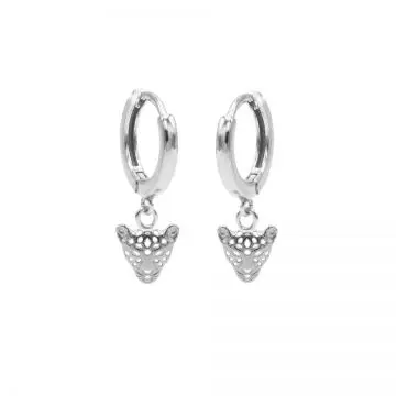 Karma hinged hoops symbool leopard