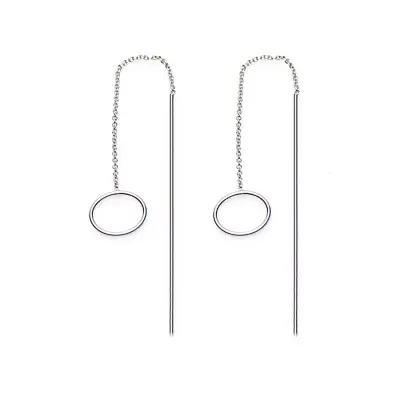 Karma-oorbel-pull-through-circle-silver-m1837