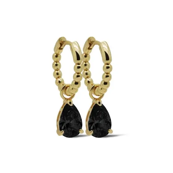 Karma Oorhangers Drop Black